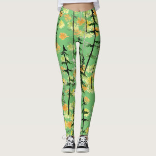 Herfstbos: Naadloze natuurlijke schoonheid Leggings