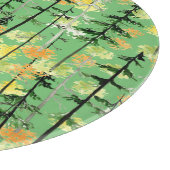 Herfstbos: Naadloze natuurlijke schoonheid Snijplank (Hoek)