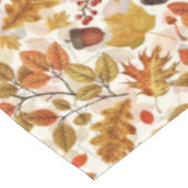 Herfstbos op gebroken wit tafelkleed (Gekanteld)