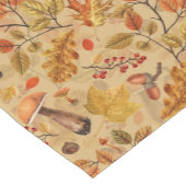 Herfstbos op oker korte tafelloper (Hoek)