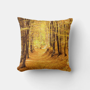 Herfstboslandschap Kussen