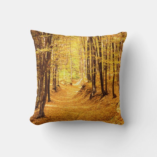 Herfstboslandschap Kussen (Voorkant)