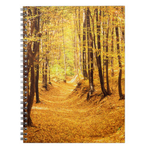 Herfstboslandschap Notitieboek