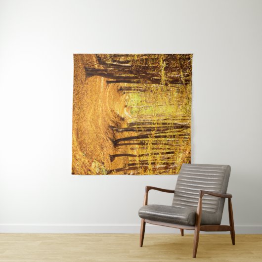 Herfstboslandschap Wandkleed (In Situ (horizontaal))