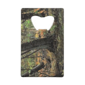 Herfstbosscène Kredietkaart Flessenopener (Achterkant)