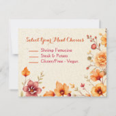  herfstbruiloft RSVP kaartje (Achterkant)