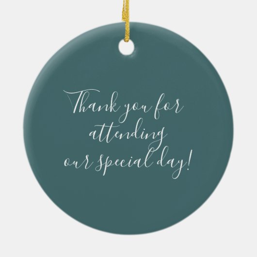 herfstbruiloften keramisch ornament (Achterkant)