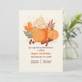 Herfstcacao Kaart (Staand voorkant)