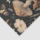 Herfstchampignons en bloemen Herfst Decoupage Tissuepapier (Detail)