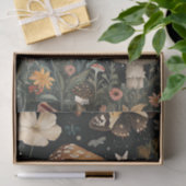 Herfstchampignons en bloemen Herfst Decoupage Tissuepapier (Geschenk)