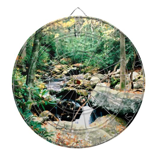 Herfstdag digitaal dartbord (Voorkant)