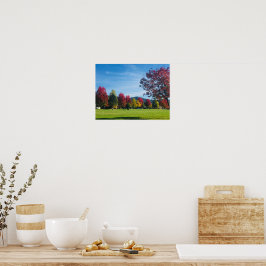 Herfstdag in het Poster