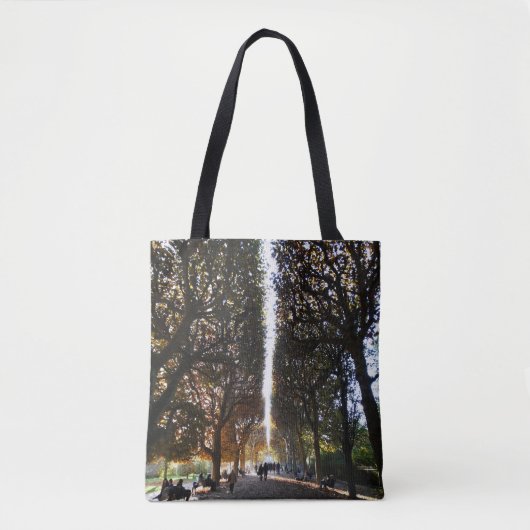 Herfstdag in Parijs - Canvas tas (Voorkant)