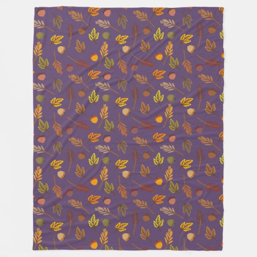Herfstdekens Fleece Deken (Voorkant)