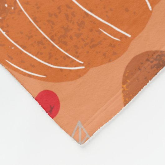 Herfstdekens Fleece Deken (Hoek)