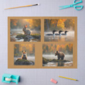 herfstdieren tissuepapier (Craft)