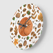 Herfstdromen: Waterverf Eekhoorn Haven Grote Klok (Hoek)