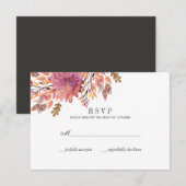 herfstdroom | Bruiloft Classic RSVP Kaartje (Voorkant / Achterkant)