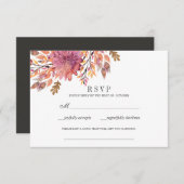 herfstdroom | Bruiloft RSVP song aanvraag (Voorkant / Achterkant)