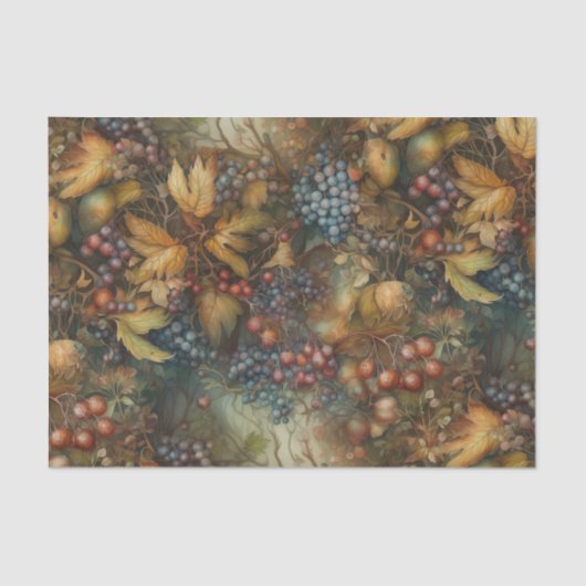 Herfstdruiven Tissuepapier (Voorkant)