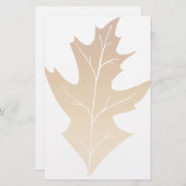 herfsteikenblad briefpapier (Voorkant / Achterkant)