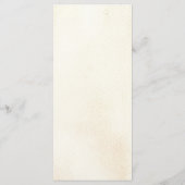 Herfstelijke Sinaasappelkleurige Pompoenen & Bloem Menu (Achterkant)