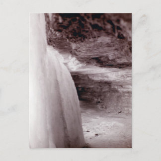 Herfsten, bevroren briefkaart