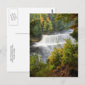 Herfsten boven Tahquamenon Briefkaart (Voorkant / Achterkant)