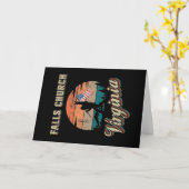 Herfsten Church Virginia Kaart (Gele Bloem)