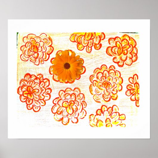 Herfsten De Zon Poster (Voorkant)