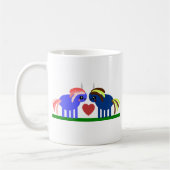 Herfsten in de liefde met ongekend enthousiasme koffiemok (Links)