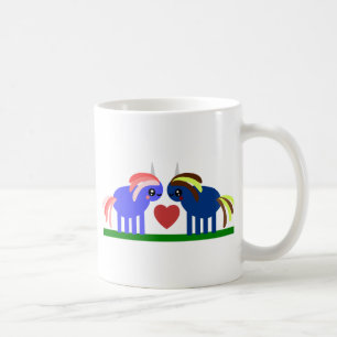 Herfsten in de liefde met ongekend enthousiasme koffiemok