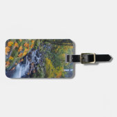 Herfsten in het najaar van de kleuren bij de aanze bagagelabel (Voorkant horizontaal)