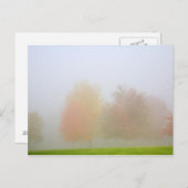 Herfsten in nevel briefkaart (Voorkant / Achterkant)