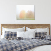 Herfsten in nevel canvas afdruk (Insitu (Slaapkamer))