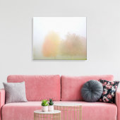 Herfsten in nevel canvas afdruk (Insitu (Woonkamer))