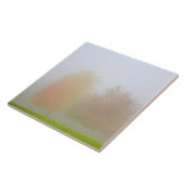 Herfsten in nevel tegeltje (Zijkant)