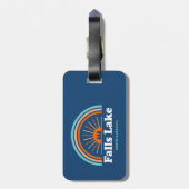 Herfsten Lake North Carolina Rainbow Bagagelabel (Achterkant verticaal)