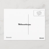 Herfsten met zwarte en witte verkleuring Ohio Brie Briefkaart (Achterkant)