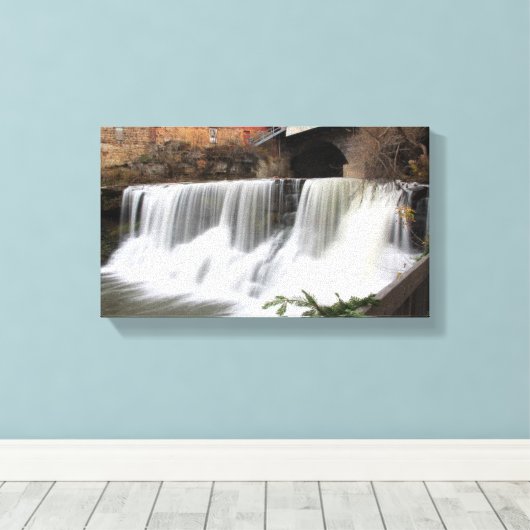 Herfsten, Ohio Canvas Afdruk (Insitu (Houten vloer))