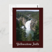 Herfsten van geelsteen briefkaart (Voorkant / Achterkant)