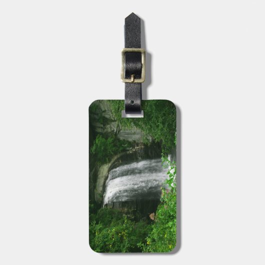 Herfsten van glas bagagelabel (Voorkant verticaal)