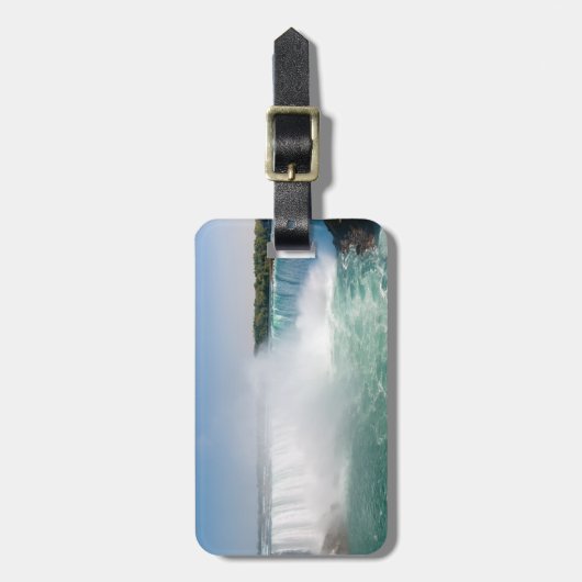 Herfsten van hoefijzer uit Niagara Herfsten - Cana Bagagelabel (Voorkant verticaal)