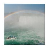 Herfsten van Hoefijzers en boogvaartuigen van Niag Tegeltje (Voorkant)