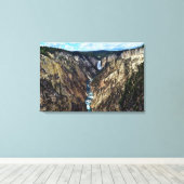 Herfsten van laaggeelsteen canvas afdruk (Insitu (Houten vloer))