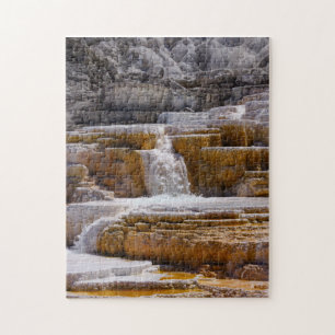 Herfsten van Mammoth Springs Legpuzzel