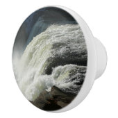 Herfsten van Ohiopyle in Pennsylvania Keramische Knop (Rechts)