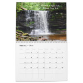 Herfsten van Ricketts Glen State Park Wall Calenda Kalender (Feb 2026)