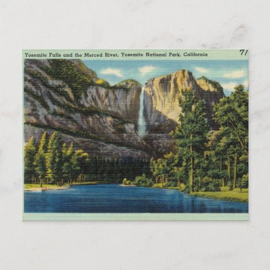 Herfsten van Yosemite Park Briefkaart (Voorkant)