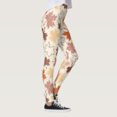 Herfstesdoorn verlaat Thanksgiving ontwerp Leggings (Rechts)